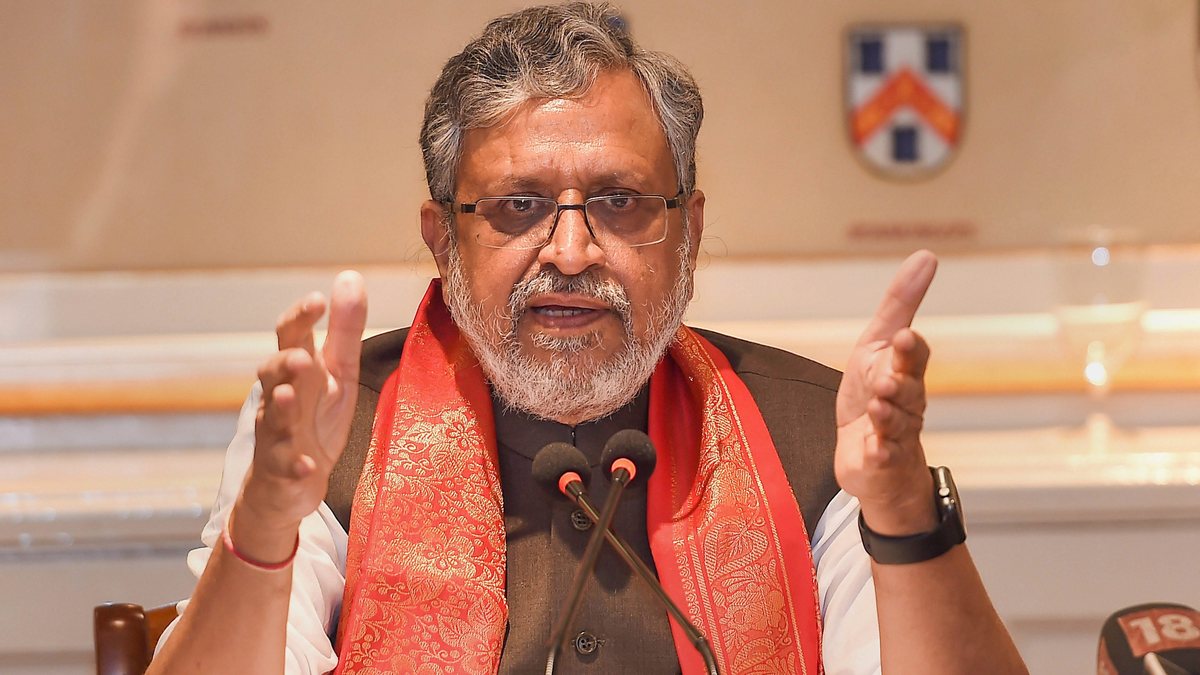 Bihar Deputy Chief Minister Sushil Kumar Modi