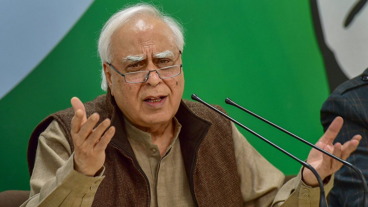 Congress leader Kapil Sibal