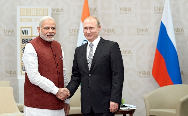 Prime Minister Narendra Modi and Russian President Vladimir Putin