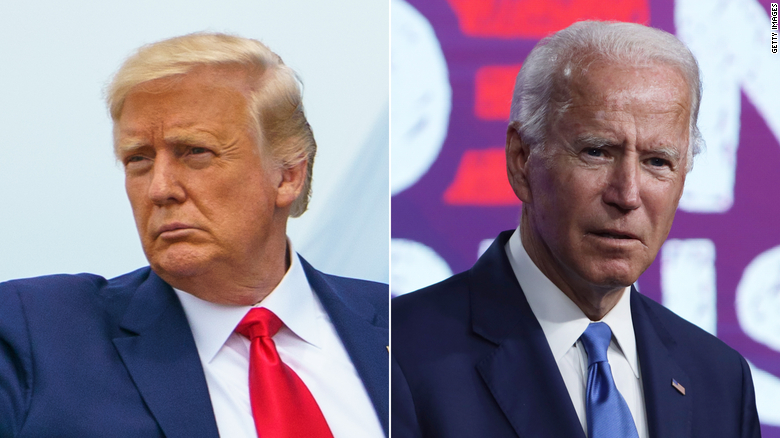 Donald Trump and Joe Biden