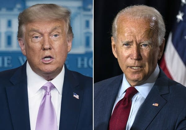 Joe Biden and Donald Trump