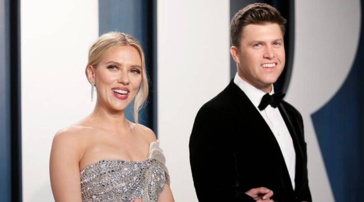 Scarlett Johansson and Colin Jost