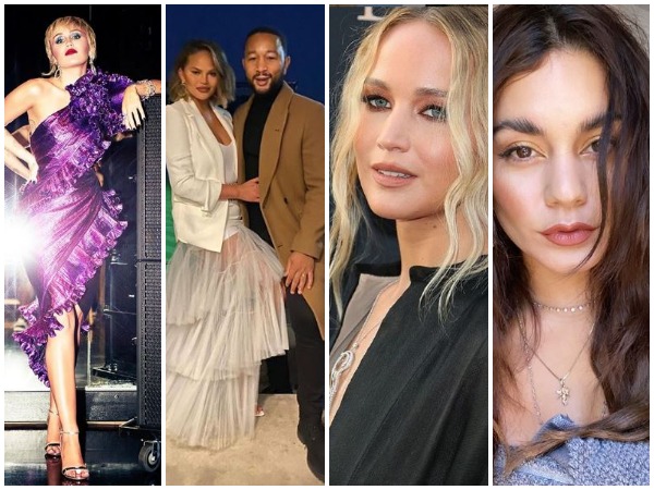 Miley Cyrus, John Legend and Chrissy Teigen, Jennifer Lawrence, Venessa Hudgens