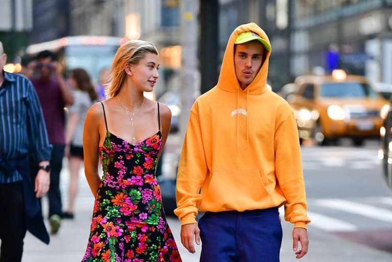 Singer Justin Bieber with wife Hailey  (File Photo)