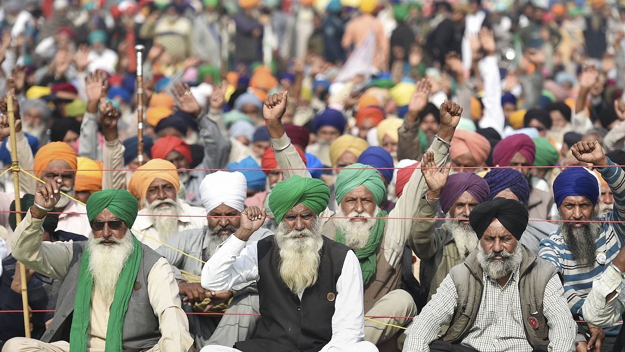 The farmers' protest at Singhu border, against Central Government's Farm laws, entered day 12 today.