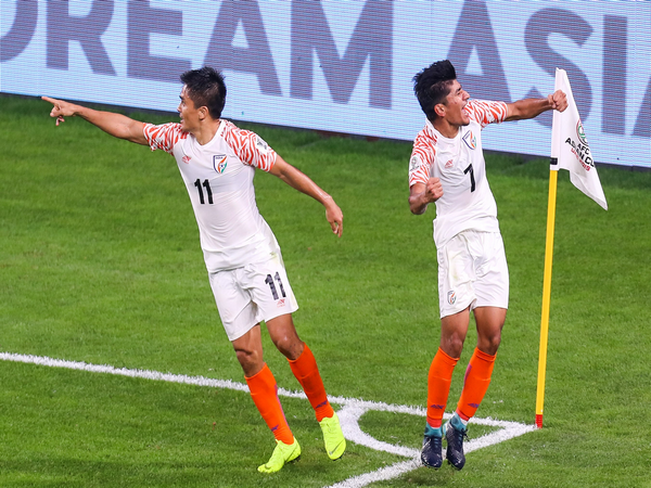 Blue Tigers skipper Sunil Chhetri and midfielder Anirudh Thapa