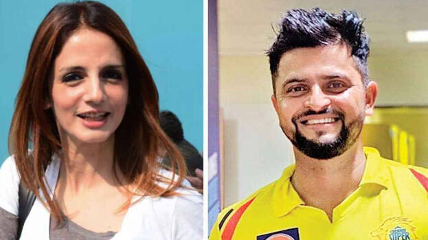 Suresh Raina and Sussanne Khan