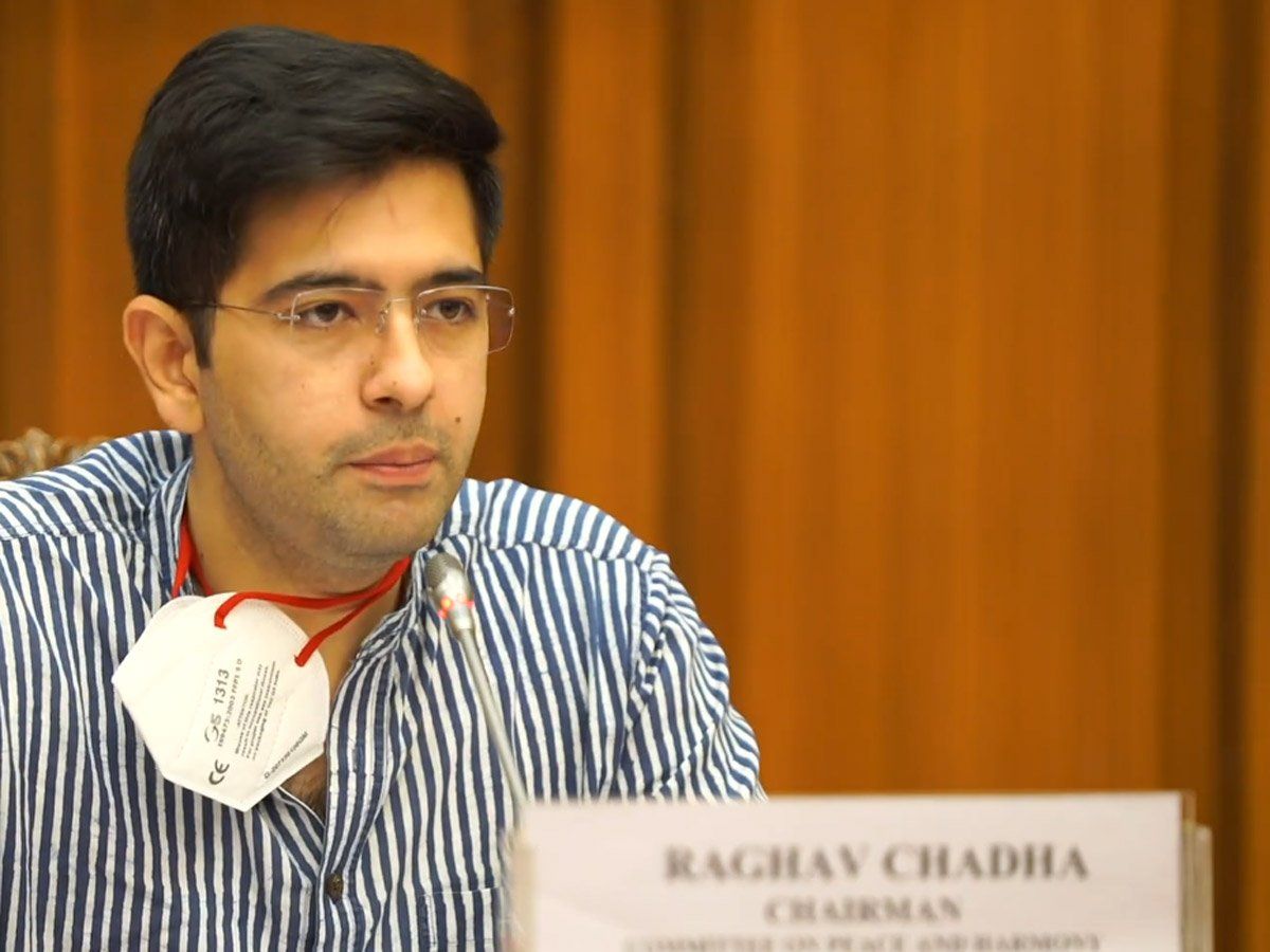 Delhi Jal Board Vice Chairman and AAP MLA Raghav Chadha