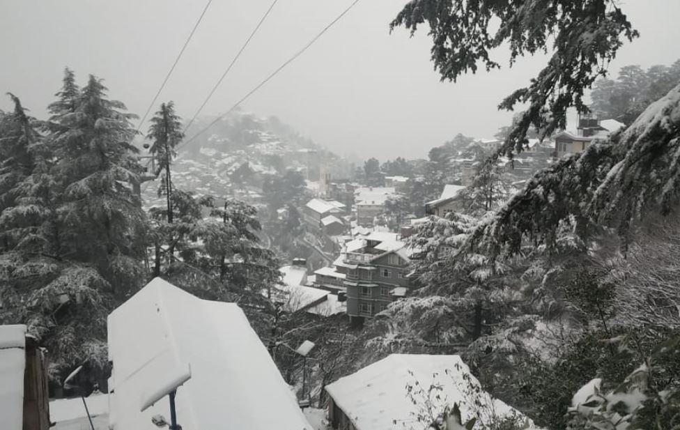 Visuals from Jakhoo area of Shimla