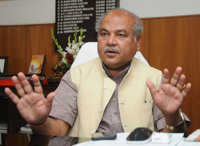 Union Agriculture Minister Narendra Singh Tomar