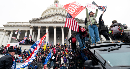 US Capitol and violent protests