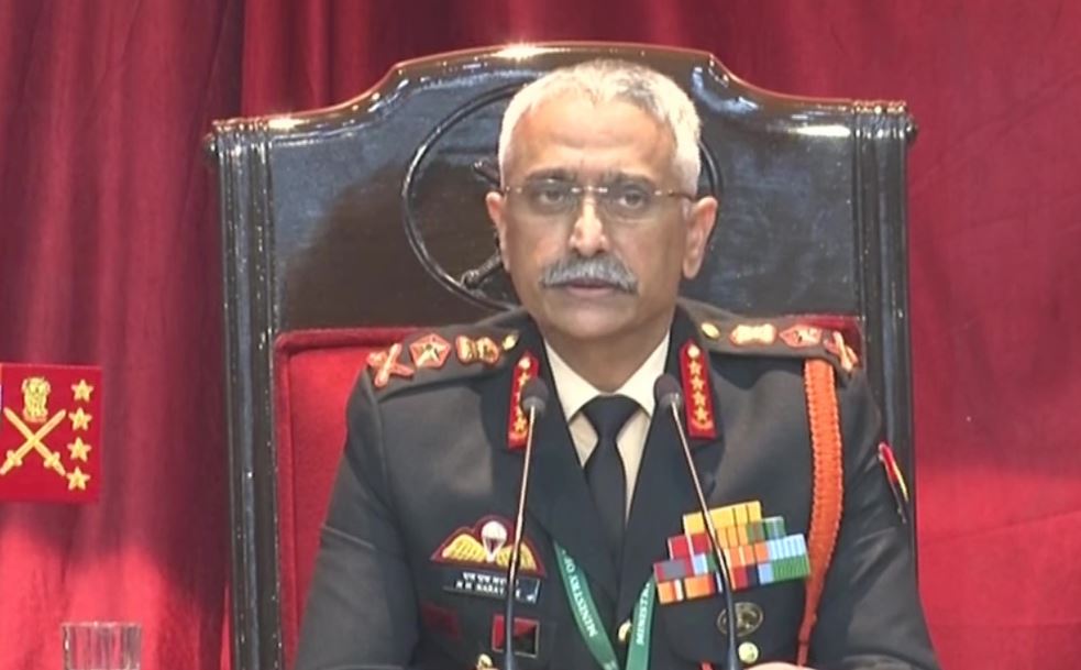 Army chief General Manoj Mukund Naravan