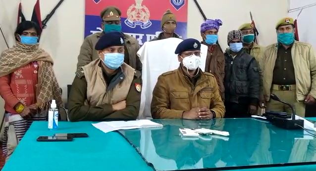 पुलिस की गिरफ्त की तीनों आरोपी