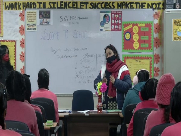 Visuals from Sarvodaya Kanya Bal Vidhyalaya No-3 in Delhi