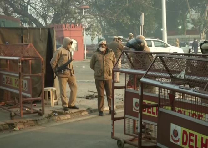 Visual from Red fort where security has been tightened