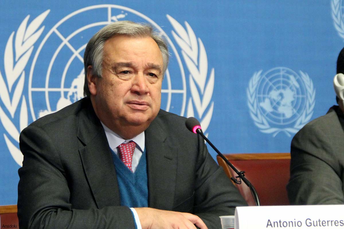 United Nations (UN) Secretary-General Antonio Guterres