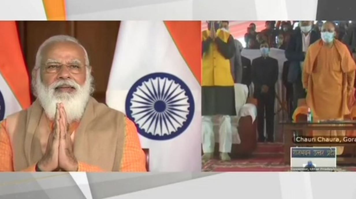 PM Modi inaugurates Chauri Chaura centenary celebrations