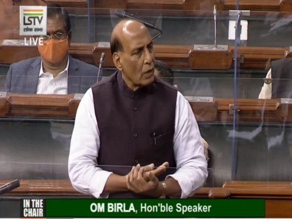 Rajnath Singh speaking in Lok Sabha