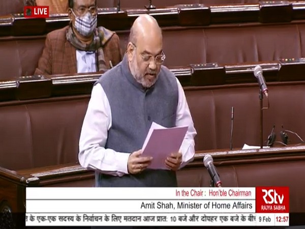 Union Home Minister Amit Shah speaking in Rajya Sabha