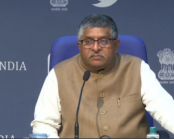 Union Minister of Electronics and Information Technology Ravi Shankar Prasad