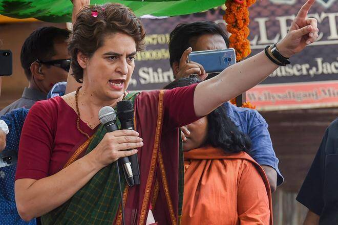 Congress General Secretary Priyanka Gandhi Vadra