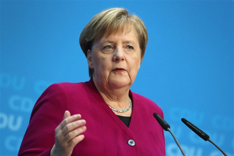 German Chancellor Angela Merkel