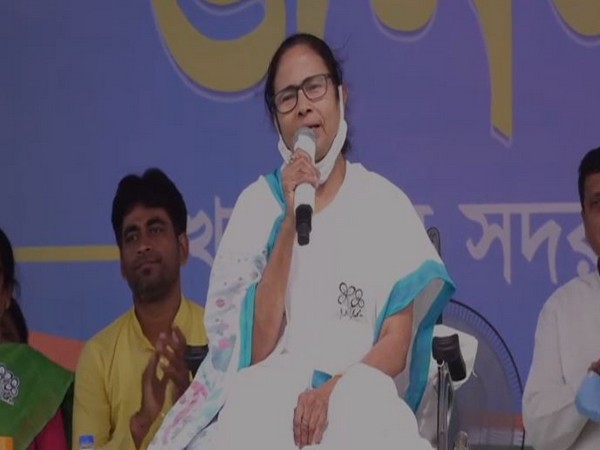 West Bengal CM Mamata Banerjee speaking in Kharagpur on Saturday.