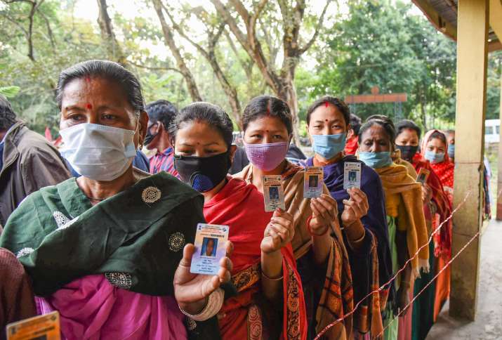 Assam during voting