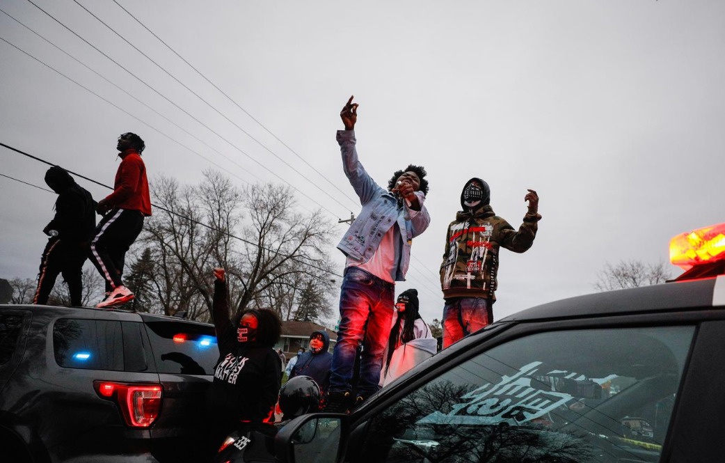 Protests erupted against police when an officer fatally shot a young Black man