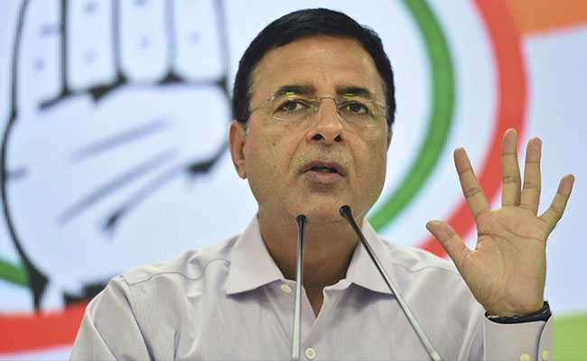 Congress leader Randeep Singh Surjewala