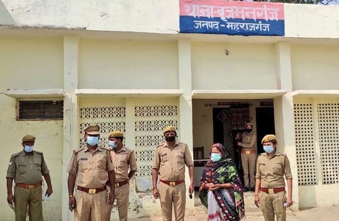 पुलिस ने हत्यारोपी महिला को किया गिरफ्तार