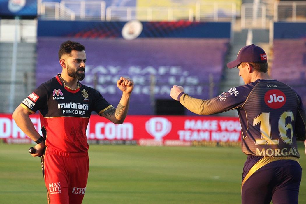 Kolkata Knight Riders  captain and Royal Challengers Bangalore Captain