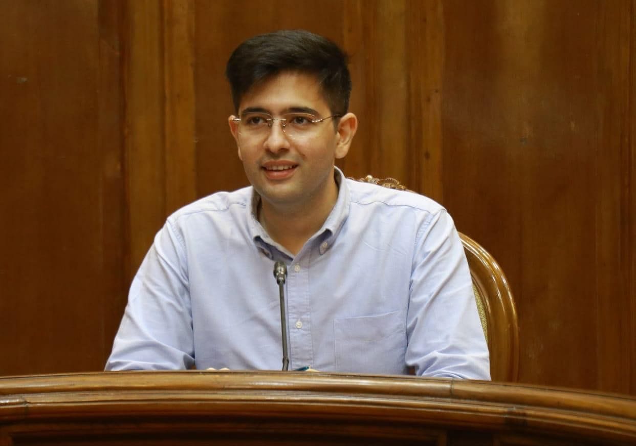 Delhi Jal Board (DJB) vice-chairman Raghav Chadha