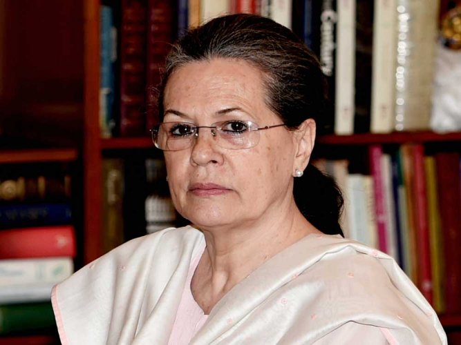 Congress president Sonia Gandhi