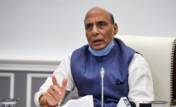 Union Defense Minister Rajnath Singh