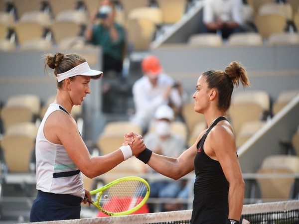 Maria Sakkari and Barbora Krejcikova