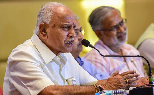 Karnataka Chief Minister B S Yediyurappa