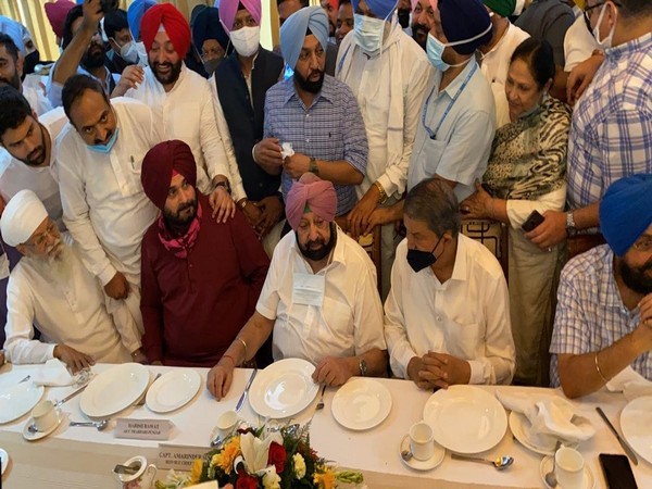 Punjab Chief Minister Captain Amarinder Singh meets Navjot Singh Sidhu