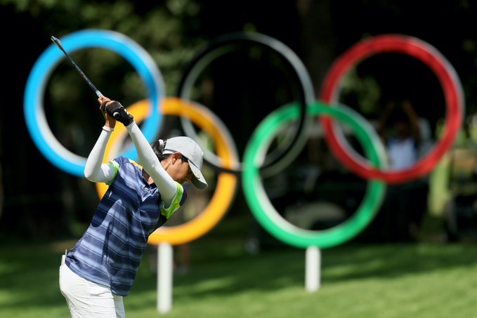 Golfer Aditi Ashok (Photo Credit to Aditi Ashok twitter)