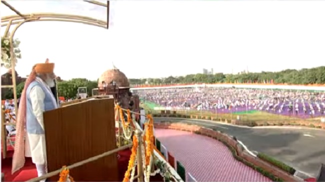 PM Modi Addressing the nation on Independence Day