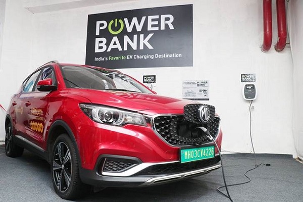 Power Bank's EV Charging Hub