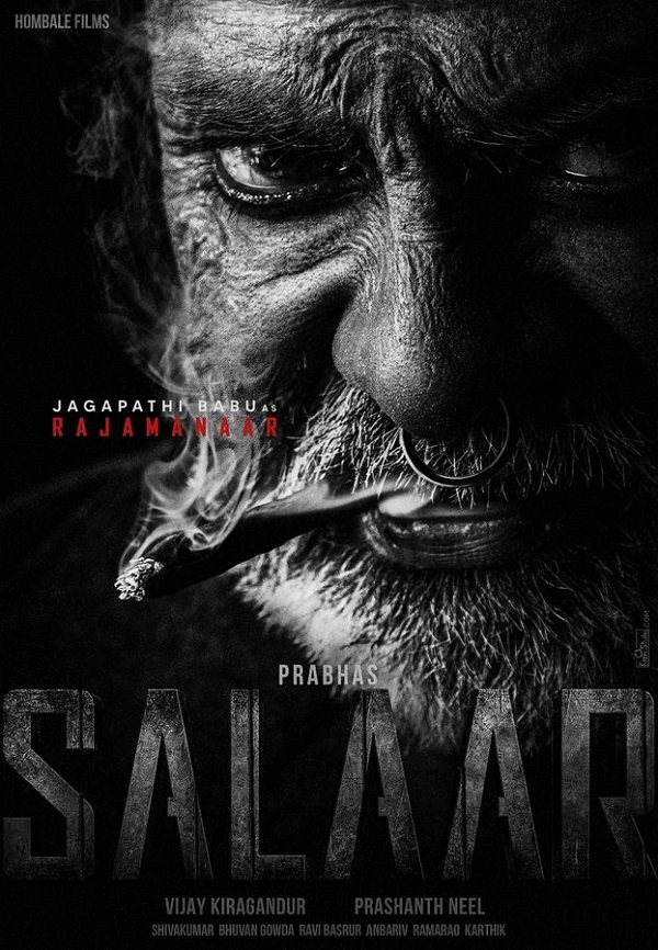 Poster of 'Salaar' featuring Jagapathi Babu