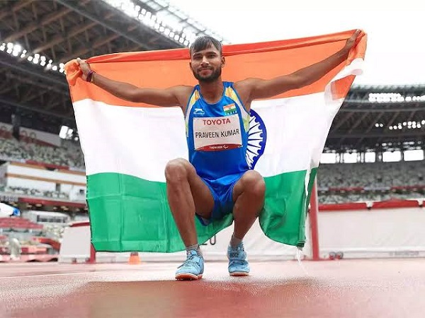 Indian athlete Praveen Kumar (PIC Source: SAIMEDIA Twitter)