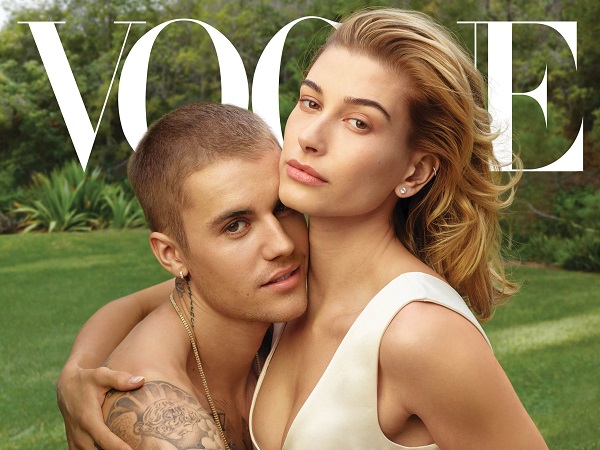 American pop star Justin Bieber and his wife Hailey Bieber