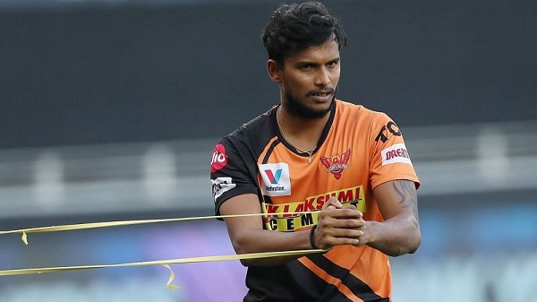 Sunrisers Hyderabad player T Natarajan  (File Photo)