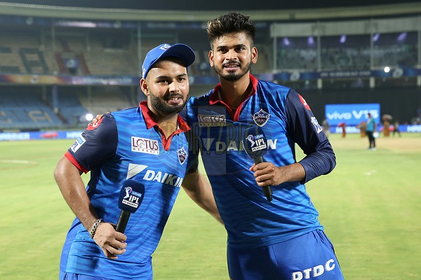 Rishabh Pant and Shreyas Iyer