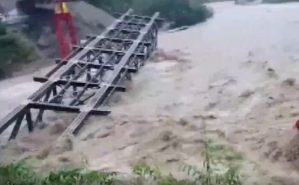 Visual of the raging Chalthi River in Uttarakhand