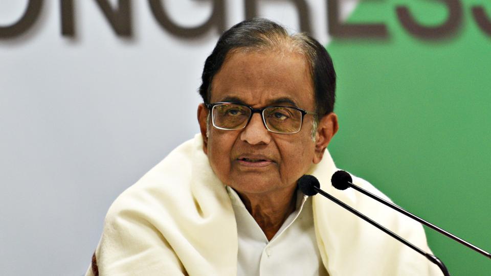 Congress leader P Chidambaram