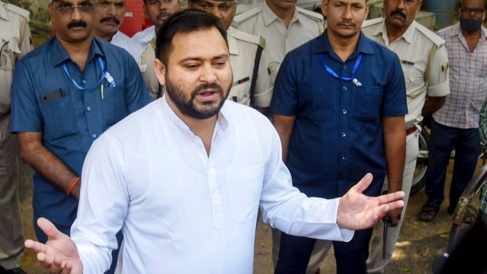 Rashtriya Janata Dal (RJD) leader Tejashwi Yadav