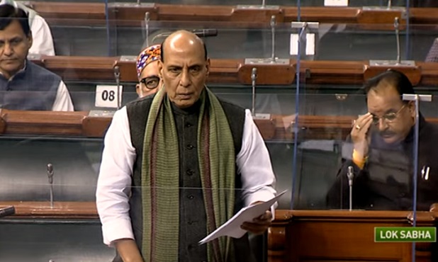 Defence Minister Rajnath Singh